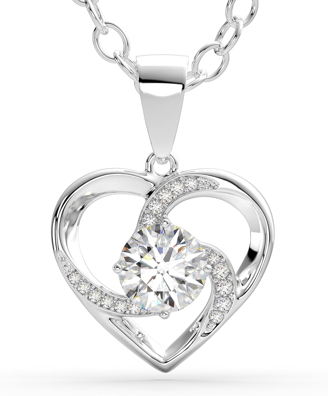 SERASAR Collana in Argento 925 da Donna - con placcatura in Oro 18K/Nero/Rosa, Collane da Donna di Lunghezza Regolabile, Idea Regalo per Gioielli da Donna per Moglie, Fidanzata e Amiche