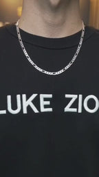 Collana a Catena Figaro Diamantata